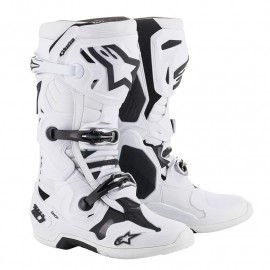 BOTTES CROSS ALPINESTARS TECH10 BLANC