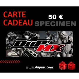 CARTE CADEAU DUP'MX 50€