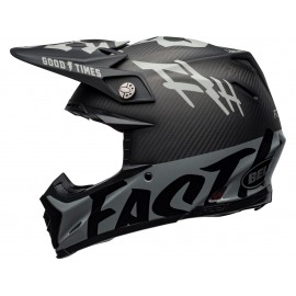 CASQUE CROSS BELL MOTO-9 FLEX FASTHOUSE 2021 WRWF NOIR/BLANC/GRIS DUP'MX