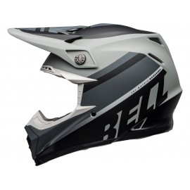 CASQUE CROSS BELL MOTO-9 MIPS PROPHECY 2021 NOIR/BLANC/GRIS MAT DUP'MX
