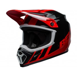 CASQUE CROSS BELL MX-9 MIPS 2021 DASH NOIR/ROUGE DUP'MX