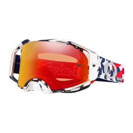 MASQUE MX OAKLEY AIRBRAKE 2020 TROY LEE DESIGNS PATRIOT ROUGE BLANC BLEU PRIZM TORCH IRIDIUM