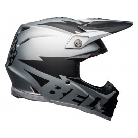 CASQUE BELL MOTO-9 FLEX BREAKAWAY GRIS/NOIR MAT 2021