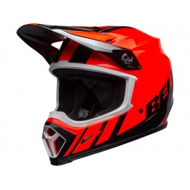 CASQUE CROSS BELL MX-9 MIPS 2021 DASH NOIR/ORANGE DUP'MX