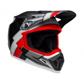 CASQUE CROSS BELL MX-9 MIPS 2021 TWITCH REPLICA NOIR/ROUGE/BLANC MAT