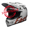 CASQUE CROSS BELL MOTO-9 FLEX FASTHOUSE 2020 WRWF BLANC/ROUGE/NOIR DUP'MX