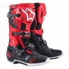 BOTTES CROSS ALPINESTARS TECH10 ROUGE NOIR