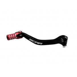 SELECTEUR DE VITESSE NOIR MAT EMBOUT ROUGE RM-Z250 08-21