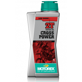 HUILE MOTOREX CROSS POWER 2T 100% SYNTHETIC 1L DUP'MX