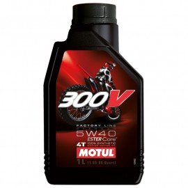 HUILE MOTEUR MOTUL 300V OFFROAD 5W40