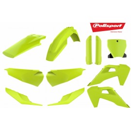 KIT PLASTIQUES POLISPORT FLUO HUSQVARNA TC/FC 19-21