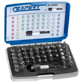 COFFRET 48 EMBOUTS 1/4 PORTE EMBOUT MAGNETIQUE