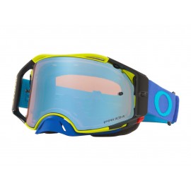 MASQUE MX OAKLEY AIRBRAKE 2021 TUFF BLOCKS VERT BLEU ECRAN PRIZM SAPPHIRE IRIDIUM