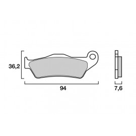 PLAQ.BREMBO 07BB04SD AV HVA WR360 '98