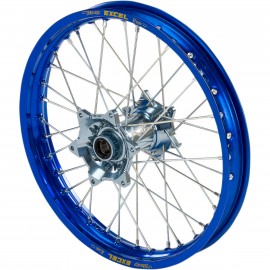 Roue arrière complète ART 19x1.85 jante noire/moyeu bleu Yamaha YZ125