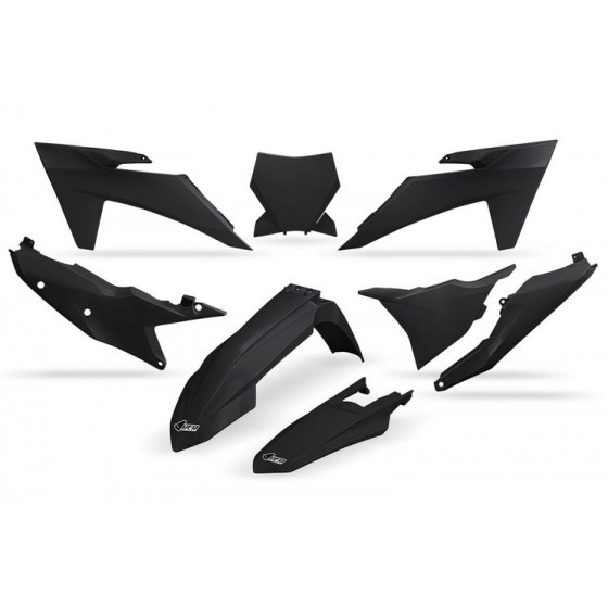 Kit plastiques UFO noir KTM 23-24