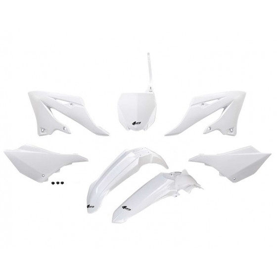 Kit plastiques UFO blanc Yamaha YZ125/250 22-24