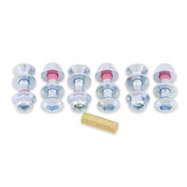 KIT BOULONS DE COURONNE BOLT ARGENT