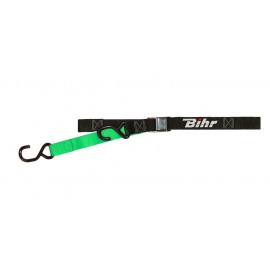 SANGLES BIHR BICOLORE NOIR-VERT/2 BOUCLES DUP'MX