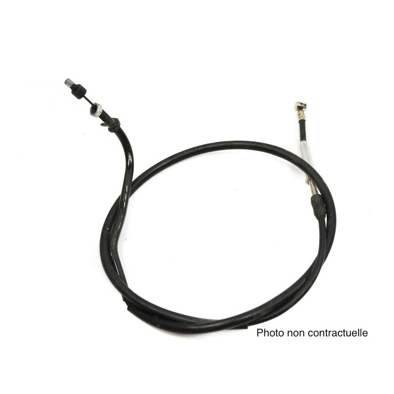 Câble D'embrayage Teknix Pour Honda CB 360 (1974-1976) - Longueur Câble 135 Cm, Gaine 125 Cm - Têtes Cylindriques 6.4mm Et 8mm
