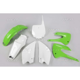 KIT PLASTIQUES UFO KX85 13 RESTYLE/COULEUR ORIGINE DUP'MX