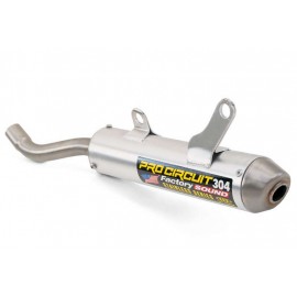 SILENCIEUX 2T 304 PRO CIRCUIT TC250 17 ALU BROSSE DUP'MX