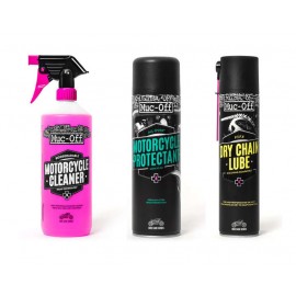 KIT ENTRETIEN MOTO CLEAN PROTECT & LUBE MUC-OFF