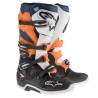 BOTTES ALPINESTARS TECH7 BLACK ORANGE BLUE WHITE DUP'MX