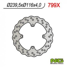 DISQUE DE FREIN ARRIERE PETALE FIXE KX/KXF