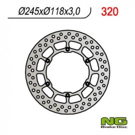 DISQUE DE FREIN FIXE AVANT GAUCHE NG YZ125/250
