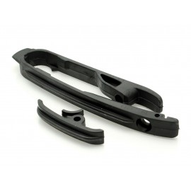 KIT PATIN DE BRAS OSCILLANT+ PATIN DE CHAINE INFERIEUR UFO NOIR KTM/Husqvarna 15