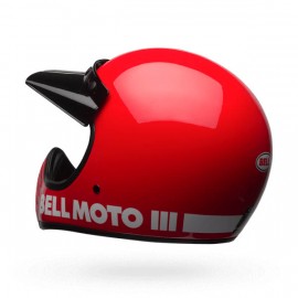 CASQUE BELL MOTO 3 CLASSIC ROUGE Taille S