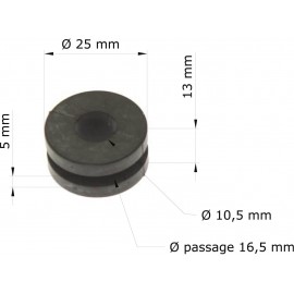 SILENT BLOC RADIATEUR HONDA CR 125 98-99 & CR 250 97-99