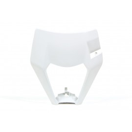 PLAQUE PHARE RACETECH KTM EXC/EXCF 17-18 BLANC