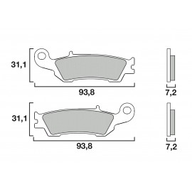 PLAQUETTES AVANT BREMBO 07YA47SD