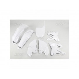 KIT PLASTIQUES UFO YZ125-250 06-12 REPLICA 4T RESTYLE BLANC