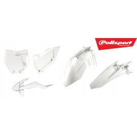 KIT PLASTIQUES POLISPORT TRANSPARENT KTM SX/SXF 16-18