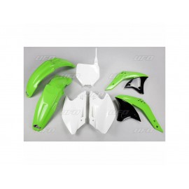 KIT PLASTIQUES UFO KX250F 07 DUP'MX photo non contractuelle