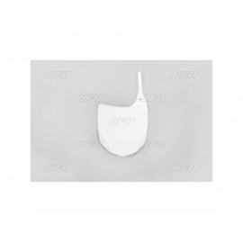 PLAQUE FRONTALE UFO BLANC KAWASAKI KXF 250 09-12