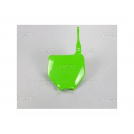 PLAQUE FRONTALE UFO VERT KAWASAKI KX 125/250 05-08 & KXF 250/450 05-08