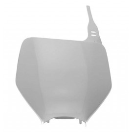 PLAQUE FRONTALE UFO BLANC KAWASAKI KX 125/250 05-08 & KXF 250/450 05-08