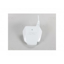 PLAQUE FRONTALE UFO BLANC SUZUKI RM 85 00-18