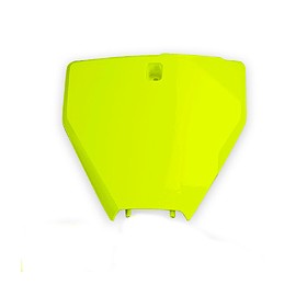 PLAQUE FRONTALE UFO JAUNE FLUO HUSQVARNA FC 250/350/450 16-18 & TC 125/250 16-18