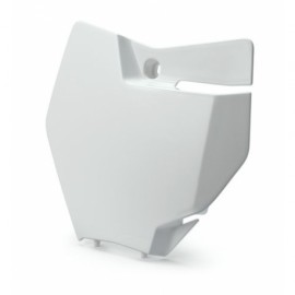PLAQUE FRONTALE UFO BLANC KTM SX/SXF16-18