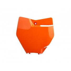 PLAQUE FRONTALE UFO ORANGE KTM SX/SXF16-18