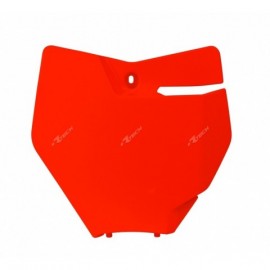 PLAQUE FRONTALE UFO ORANGE FLUO KTM SX/SXF16-18