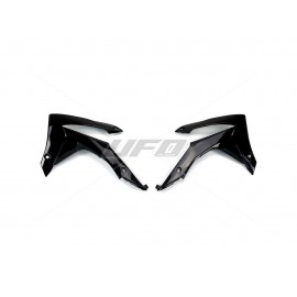 OUIES RADIATEURS UFO NOIR HONDA CRF 250 13-17 & CRF 450 13- 16