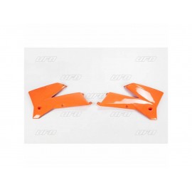 OUIES RADIATEUR UFO ORANGES KTM SX 05-06 & EXC 05-07
