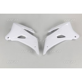 OUIES RADIATEURS SUPERIEURES UFO BLANCHES YAMAHA YZF 250/450 06-09