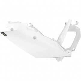 PLAQUES LATERALES UFO BLANCHES + BOITE A AIR KTM SX/SXF 11-15 EXC 12-16